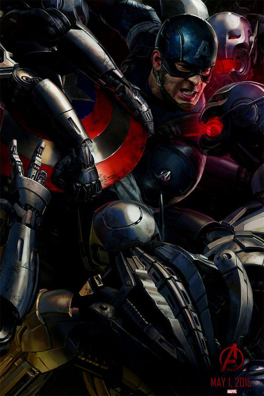 The Avengers Age Of Ultron Print Painting Jigsaw Puzzle