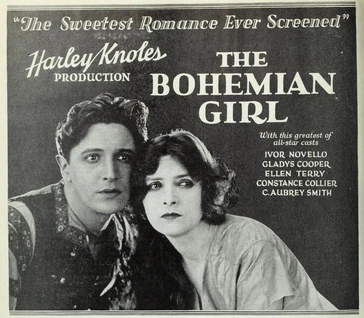 The Bohemian Girl Classic Film Movie Ad Laurel & Hardy Picture Magnet