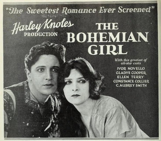The Bohemian Girl Classic Film Movie Ad Laurel & Hardy Picture Magnet