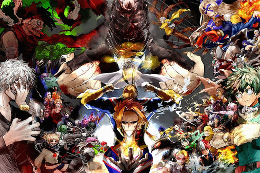The Characters Of My Hero Academia Japan Action Anime Jigsaw Puzzle