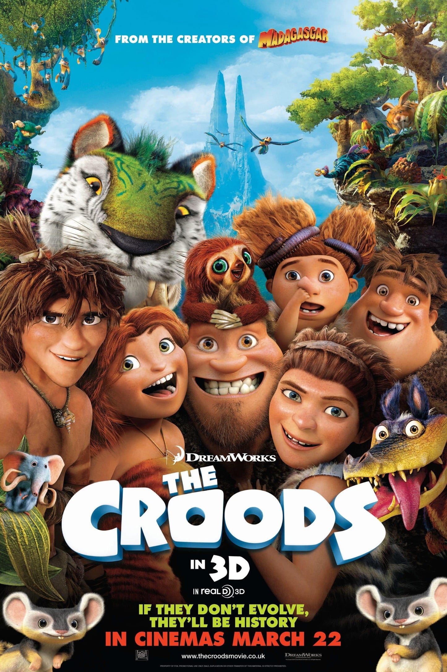 The Croods (2013) Movie Magnet