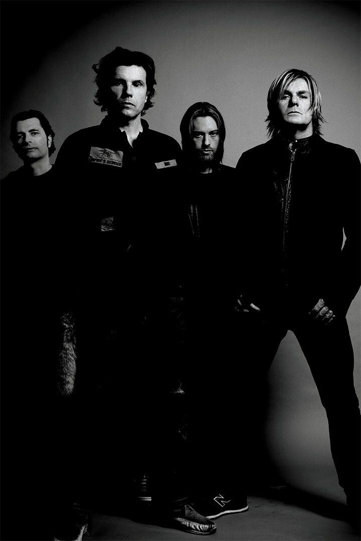 The Cult Rock Group Pose 1985 Metal Print Wall Art Home Decor Poster