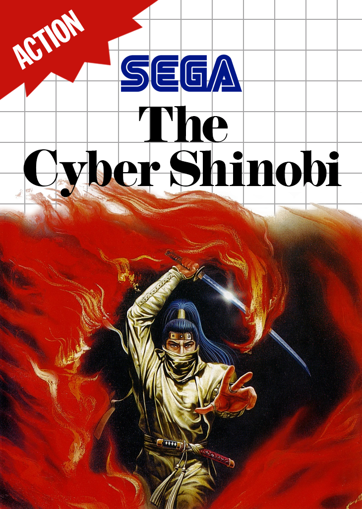 The Cyber Shinobi Sega Master System Print Poster
