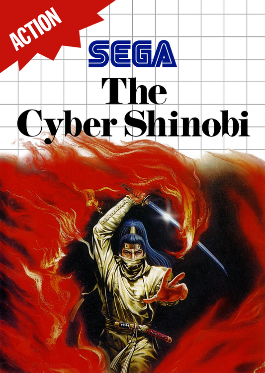 The Cyber Shinobi Sega Master System Print Poster