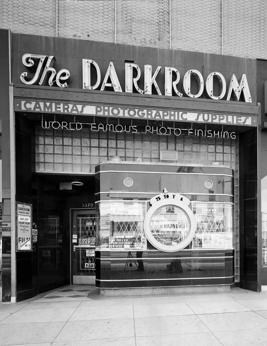 The Darkroom Camera Shop Los Angeles California Vintage Picture Keychain