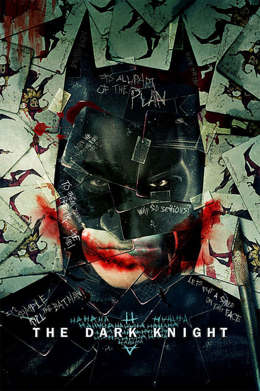 The Dark Knight Action Print Painting Jigsaw Puzzle