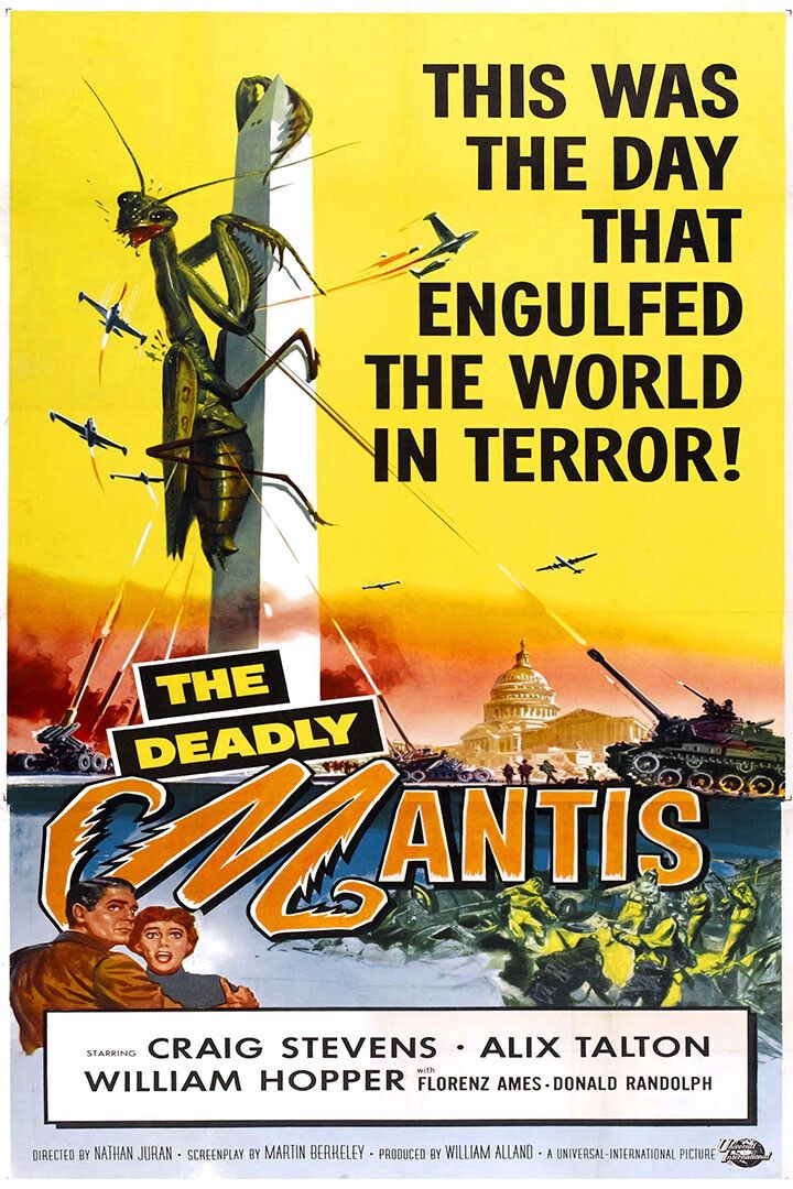 The Deadly Mantis Movie Family Horror Biography Jigsaw Puzzle