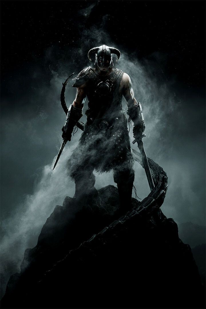 The Elder Scrolls 5 Skyrim Video Game Painting Print Jigsaw Puzzle
