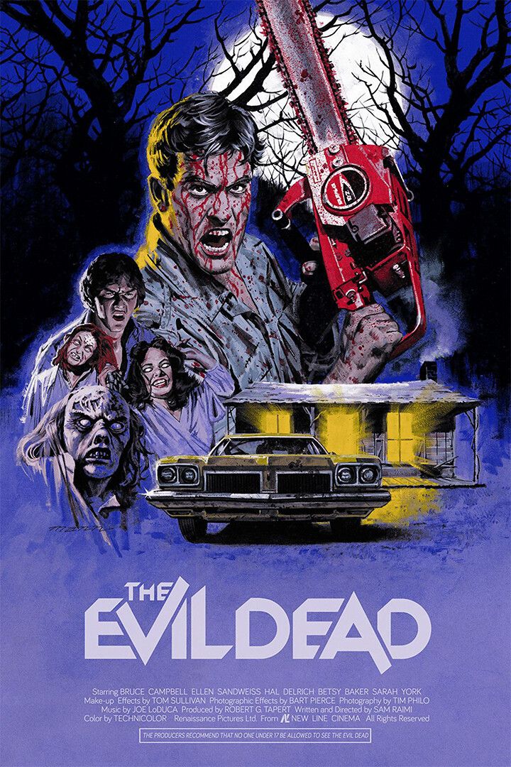 The Evil Dead American Horror Film Cover Illustration Home Decor Jigsaw Puzzle