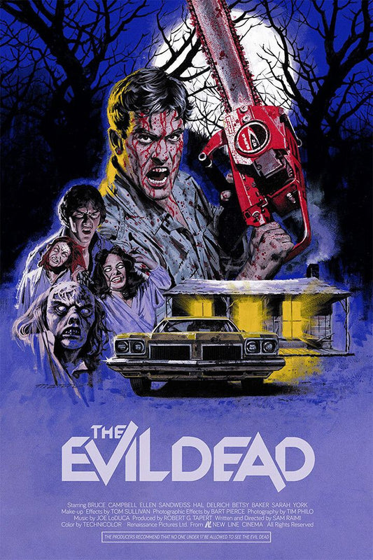 The Evil Dead American Horror Film Cover Illustration Home Decor Jigsaw Puzzle