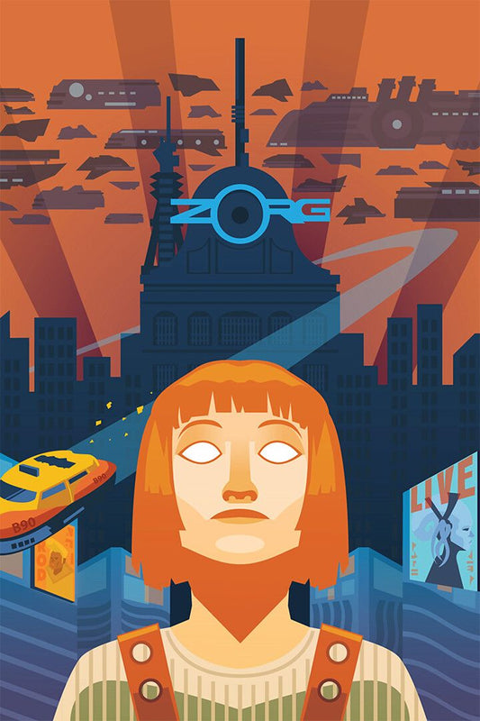 The Fifth Element Film Mila Jovovich Decor Wall Art Jigsaw Puzzle