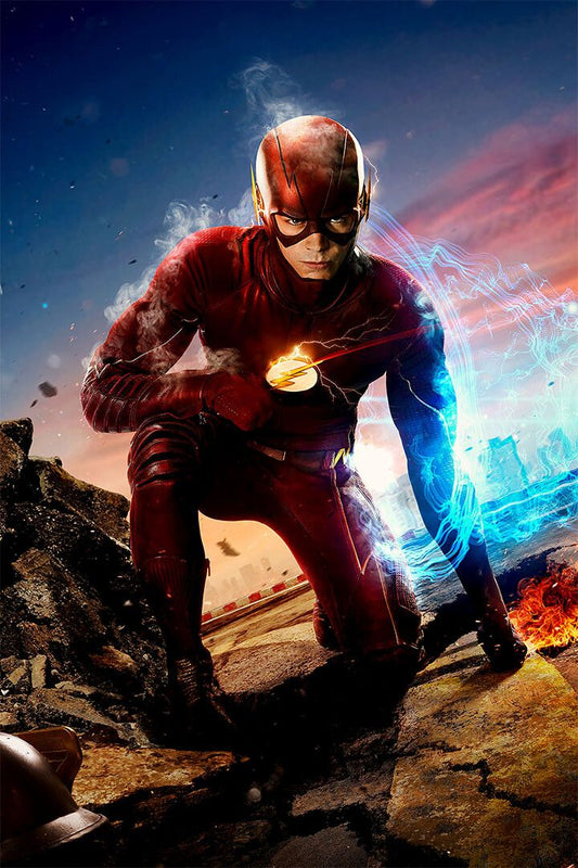 The Flash Season 4 2 Tv Series Shows Superhero Action Jigsaw Puzzle