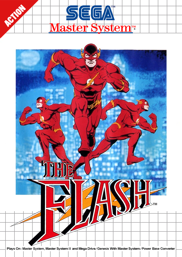 The Flash Sega Master System Print Poster