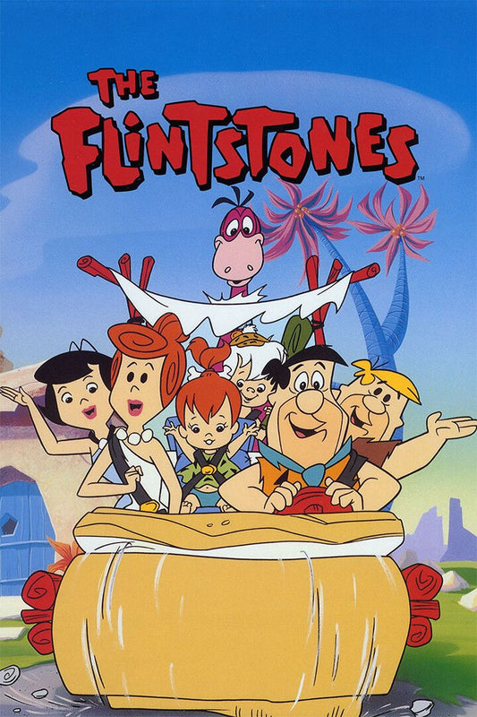 The Flintstones Classic Tv Series Fred Barney Art Home Decor Jigsaw Puzzle