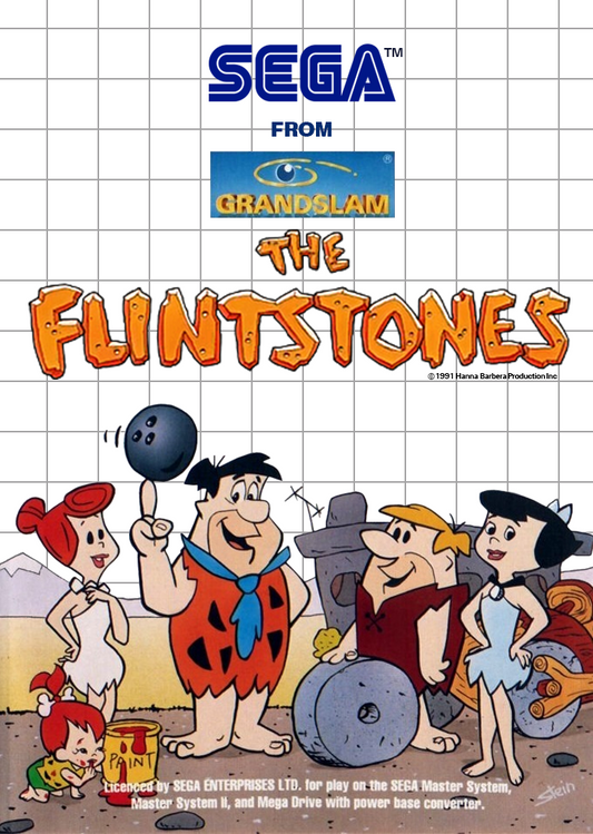 The Flintstones Sega Master System Print Poster