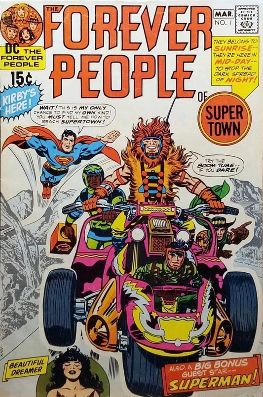The Forever People #1 Keychain 24 X 37 Or 11 X 17!!!