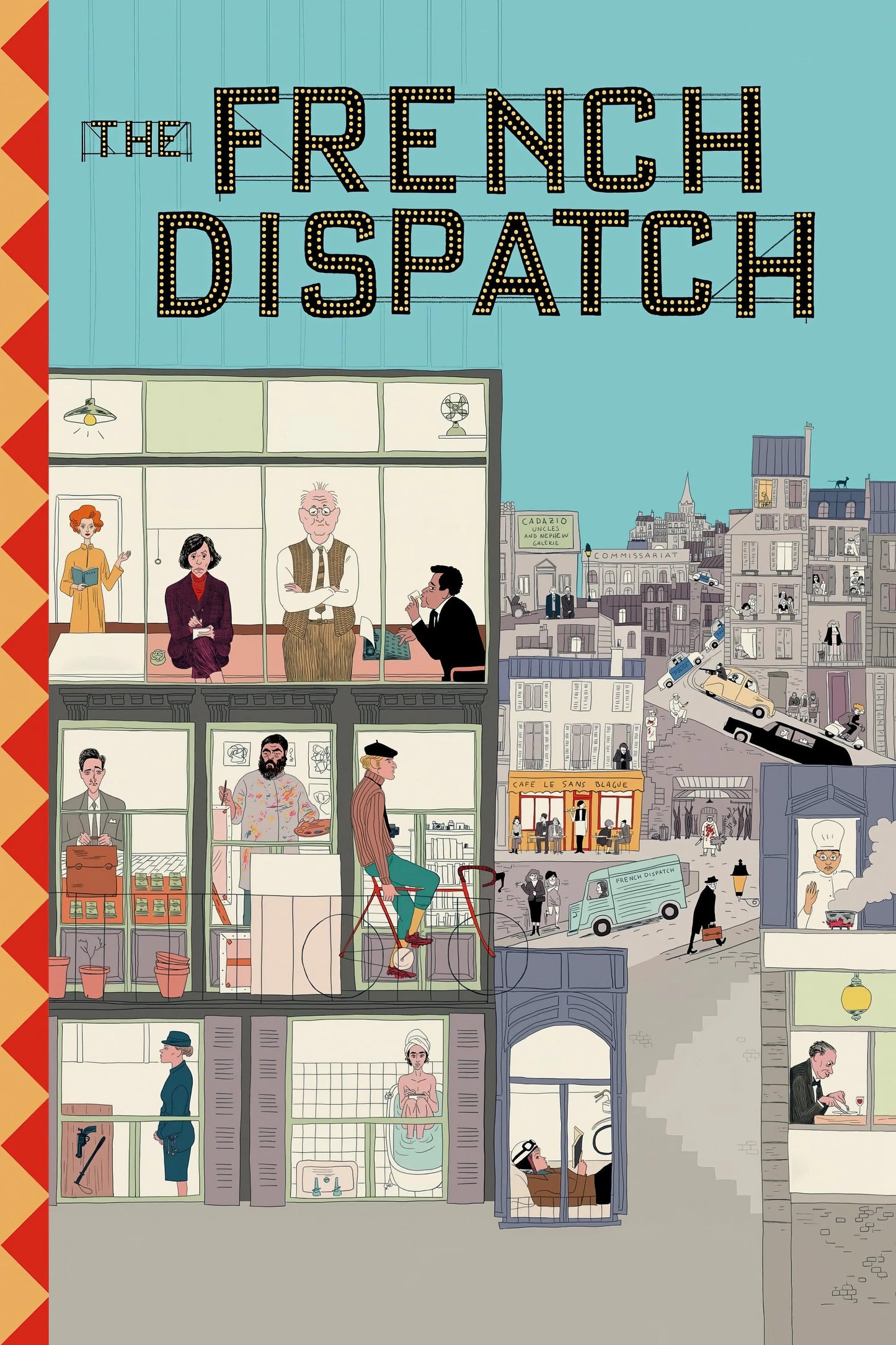 The French Dispatch (2021) Movie Magnet