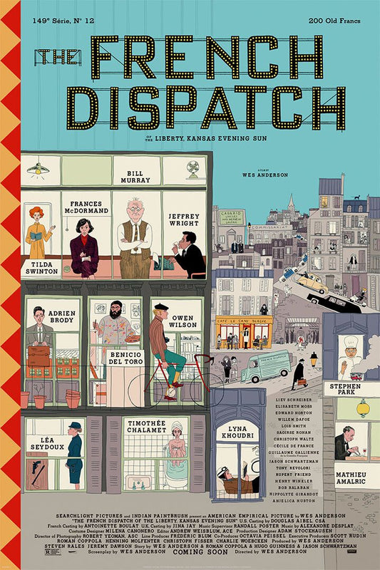 The French Dispatch Movie Romantic Comedy Drama Jigsaw Puzzle