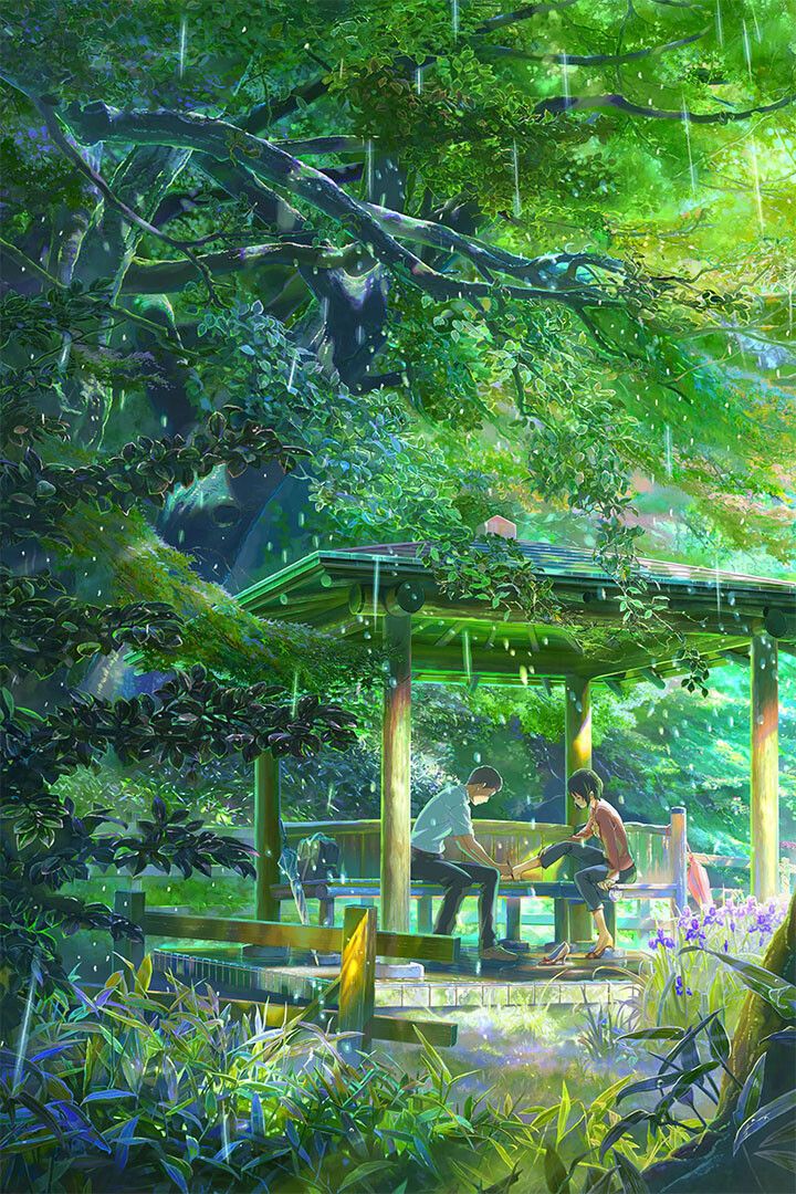 The Garden Of Words Romance Drama Japon Anime Short Film Jigsaw Puzzle