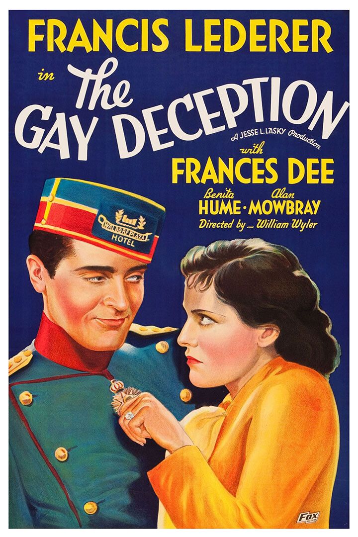 The Gay Deception 1935 Movie Comedy Drama Romance Jigsaw Puzzle