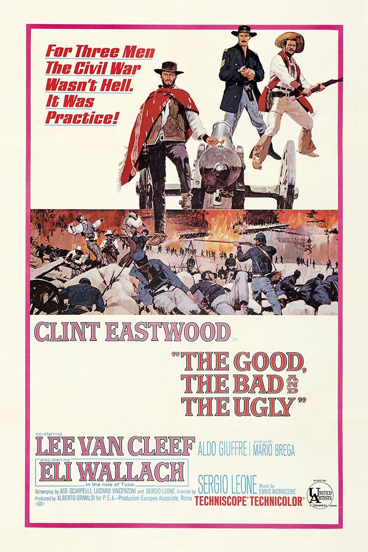 The Good The Bad The Ugly Movie Adventure Excitement Print Jigsaw Puzzle