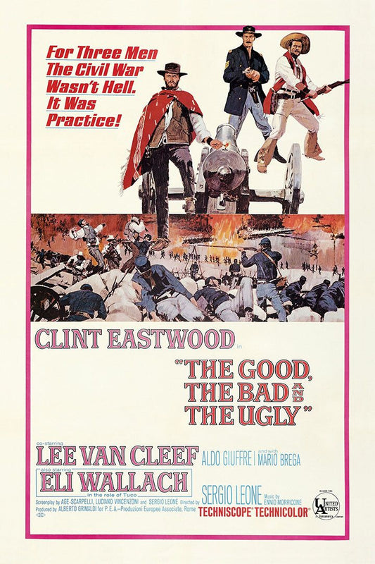 The Good The Bad The Ugly Movie Adventure Excitement Print Jigsaw Puzzle