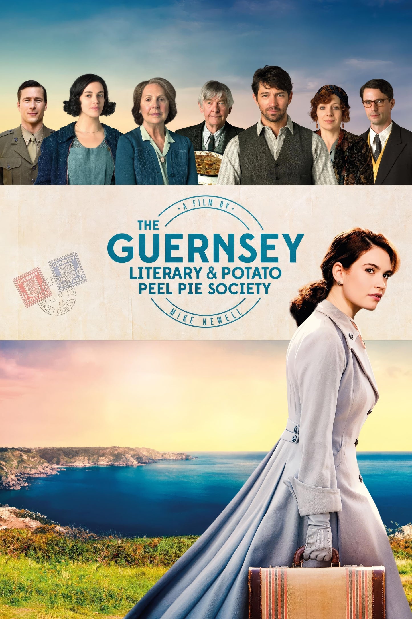 The Guernsey Literary & Potato Peel Pie Society (2018) Movie Magnet