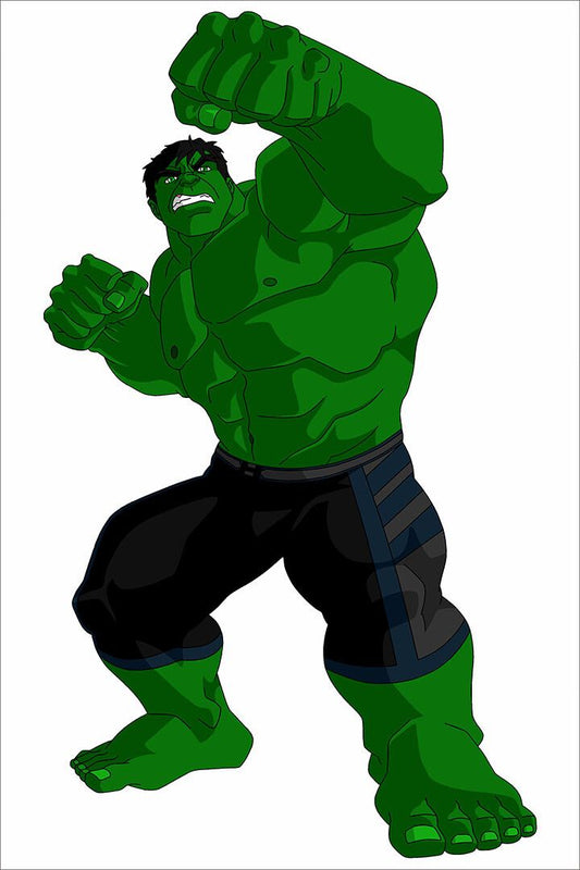 The Hulk Pounding Action Science Fiction Jigsaw Puzzle