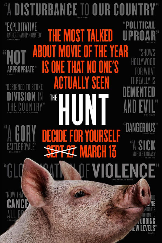 The Hunt Horror Movie Thriller Action Painting Jigsaw Puzzle