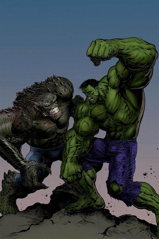 The Incredible Hulk No195 Vs Abomination Decor Wall Art Jigsaw Puzzle