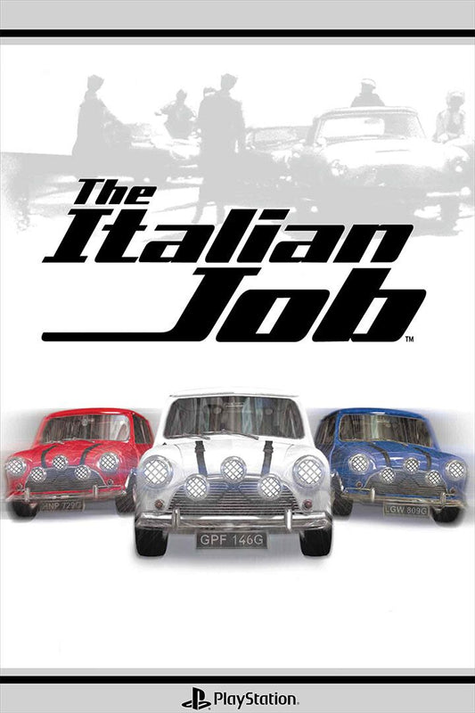 The Italian Job Ps1 Video Games Multiplayer Action Wall Art Decor Jigsaw Puzzle