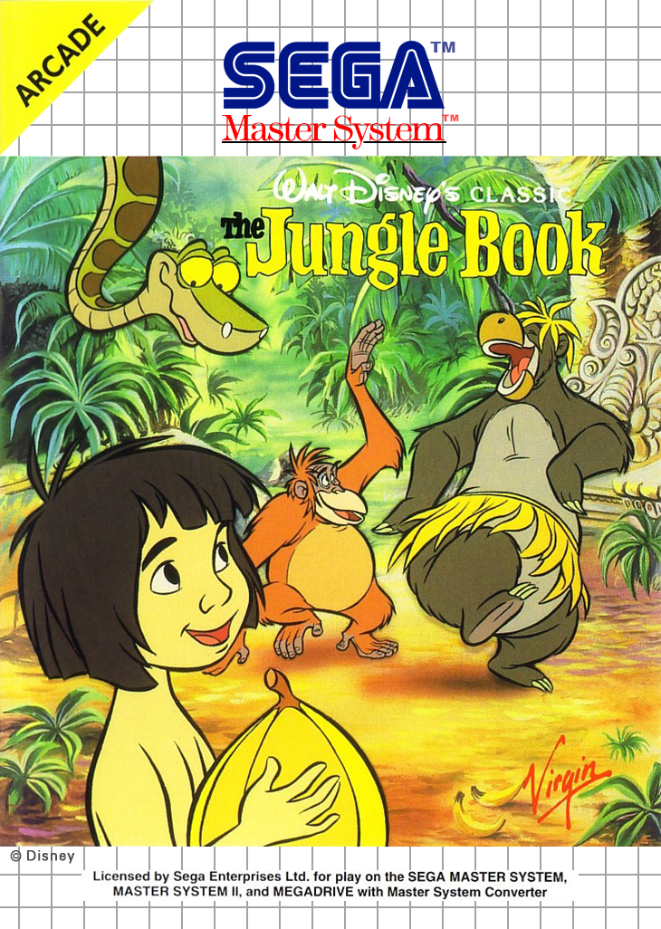 The Jungle Book Sega Master System Print Poster