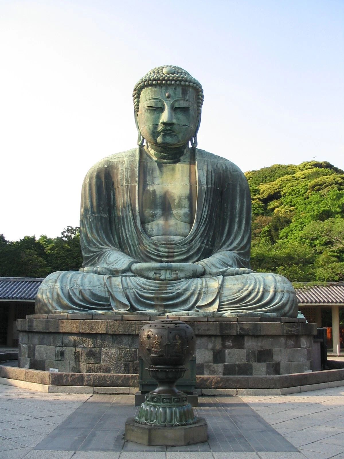 The Kamakura Daibutsu 13Th Century Bronze Buddha Statue Poster Photo