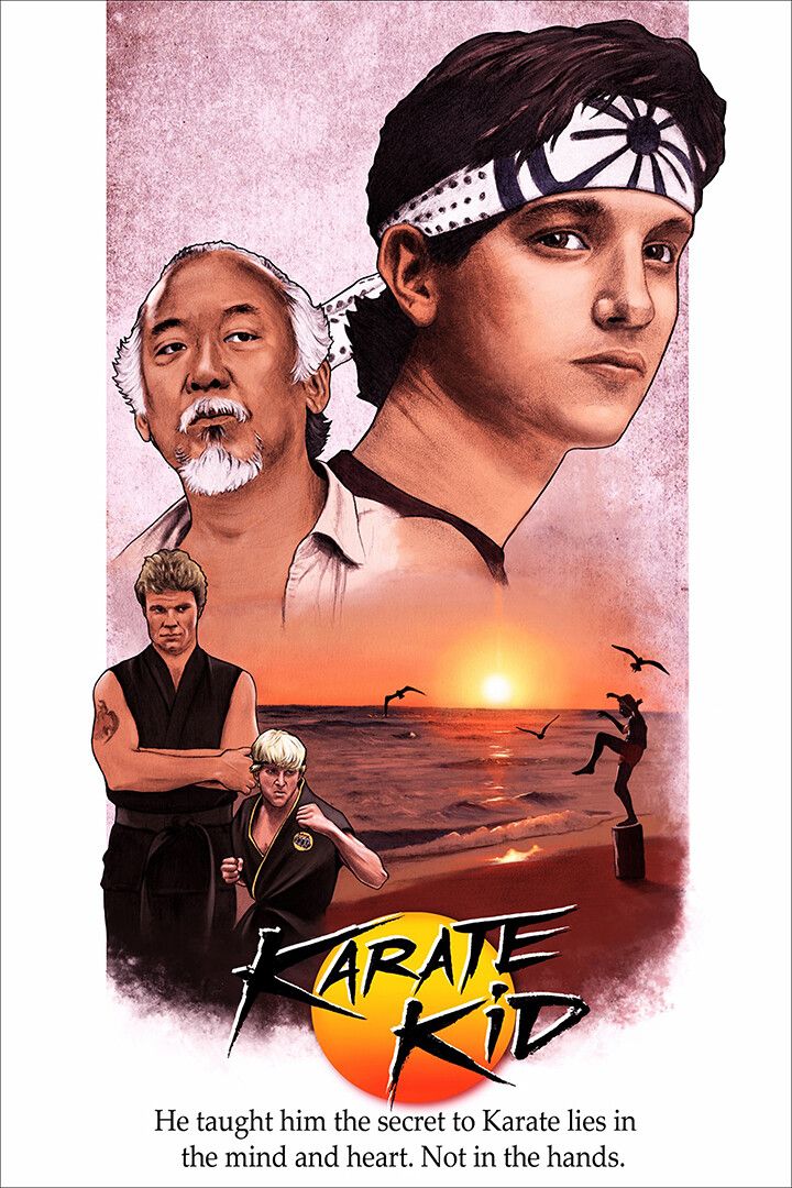 The Karate Kid 1984 Movie Fighting Sports Art Print Decor Jigsaw Puzzle