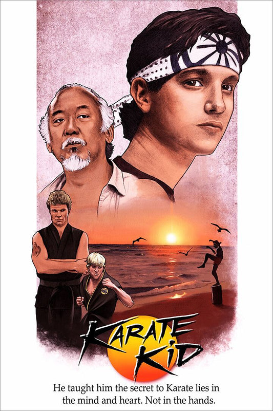 The Karate Kid 1984 Movie Fighting Sports Art Print Decor Jigsaw Puzzle