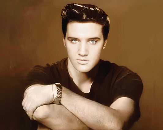 The King Of Rock Elvis Presley Publicity Head Shot Photo Print 8 X 10