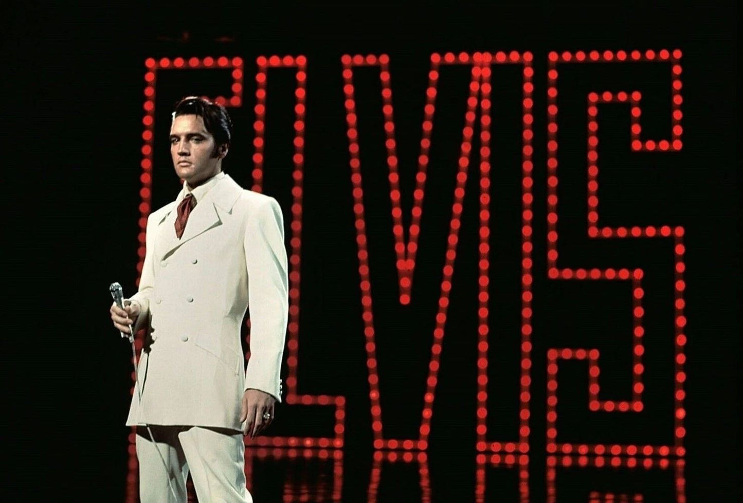 The King Of Rock Elvis Presley On Stage Publicity Picture Magnet Print