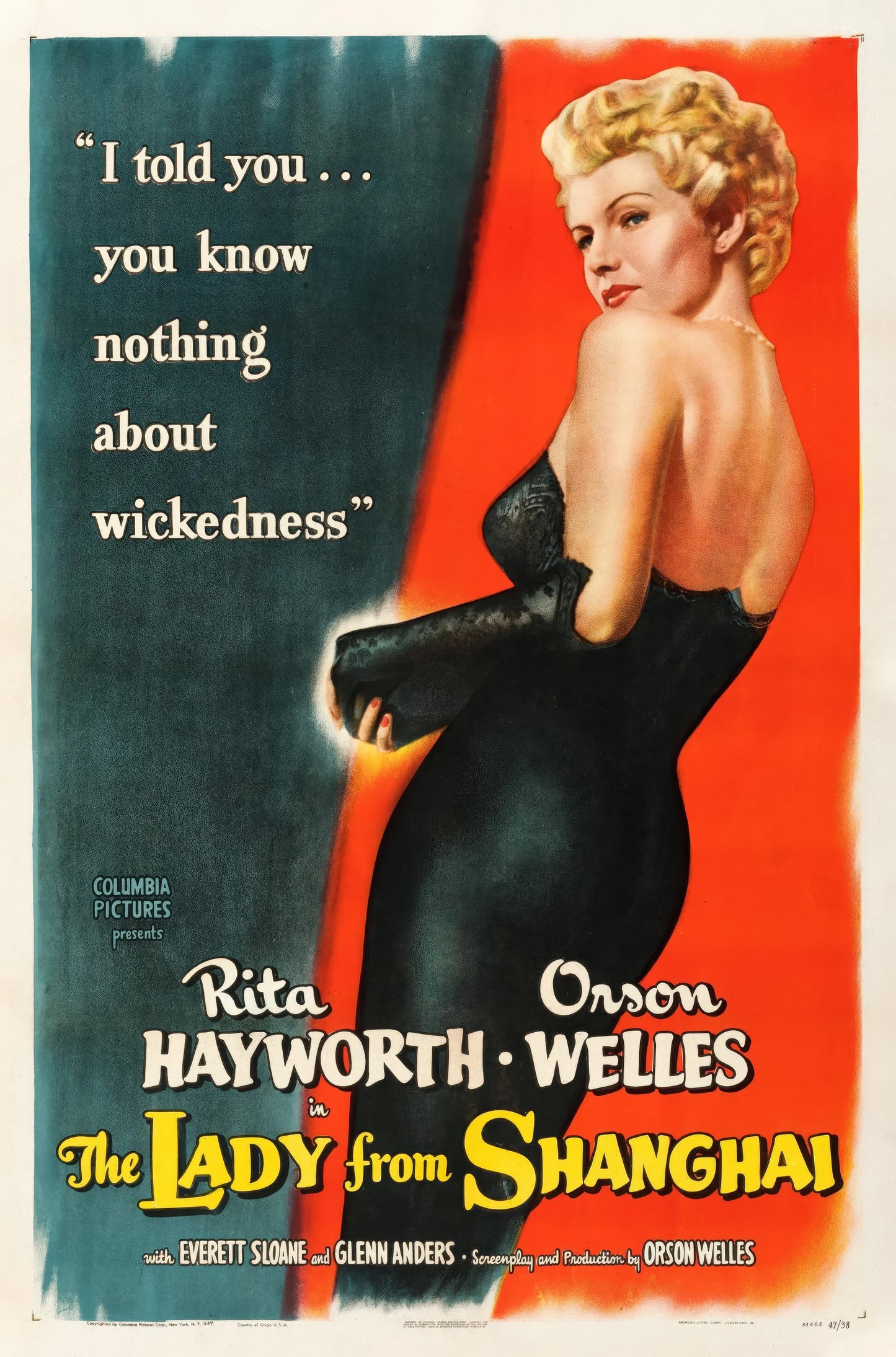 The Lady From Shanghai (1947) Movie Magnet