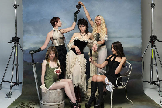 The Last Dinner Party British Rock Music Band Songwriters Jigsaw Puzzle
