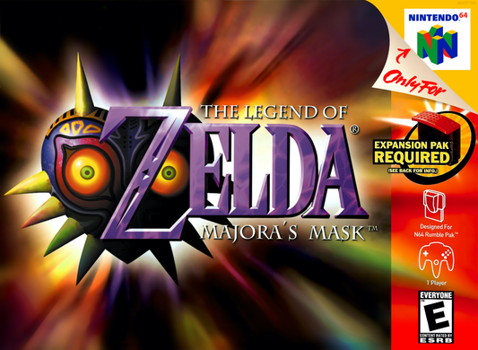 The Legend Of Zelda Majora S Mask N64 Print Poster