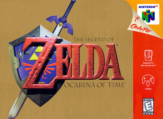 The Legend Of Zelda Ocarina Of Time N64 Print Poster