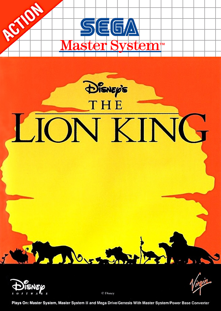 The Lion King Sega Master System Print Poster