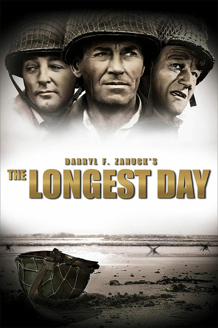 The Longest Day Movie Rare John Wayne Action Drama Jigsaw Puzzle