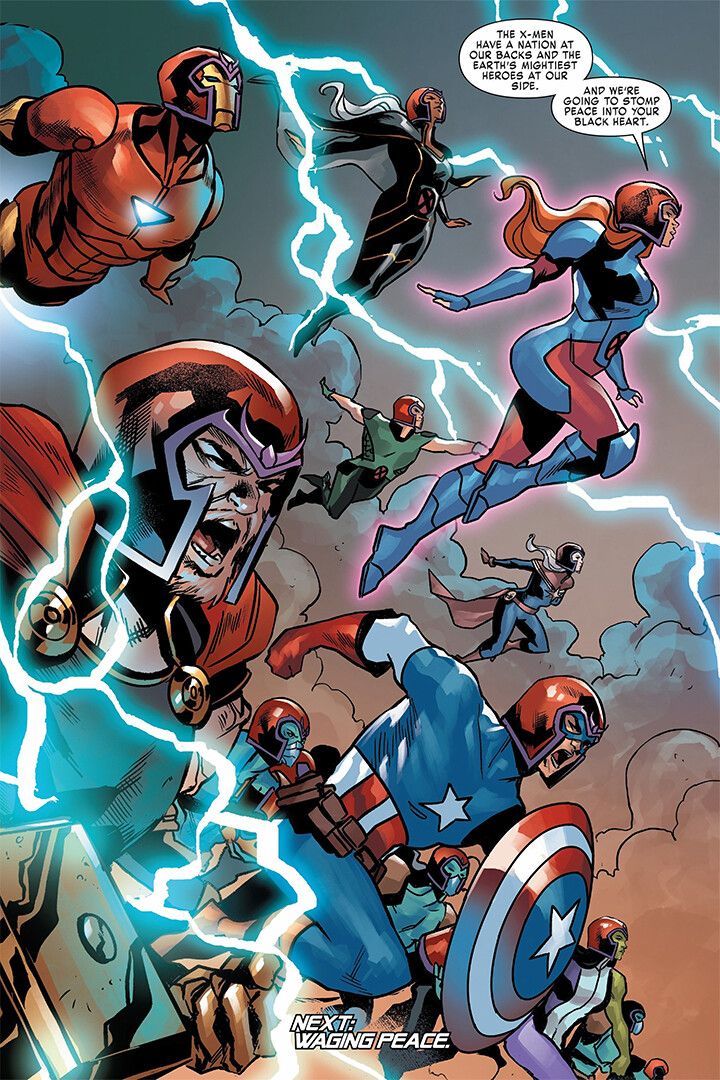 The Jigsaw Puzzleo War Xmen Comic Book Cover Art Print Decor Jigsaw Puzzle