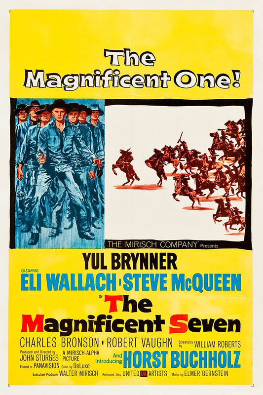The Magnificent Seven 1960 Movie Drama Western Jigsaw Puzzle