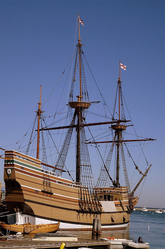 The Mayflower British Ship Print Canvas Jigsaw Puzzle