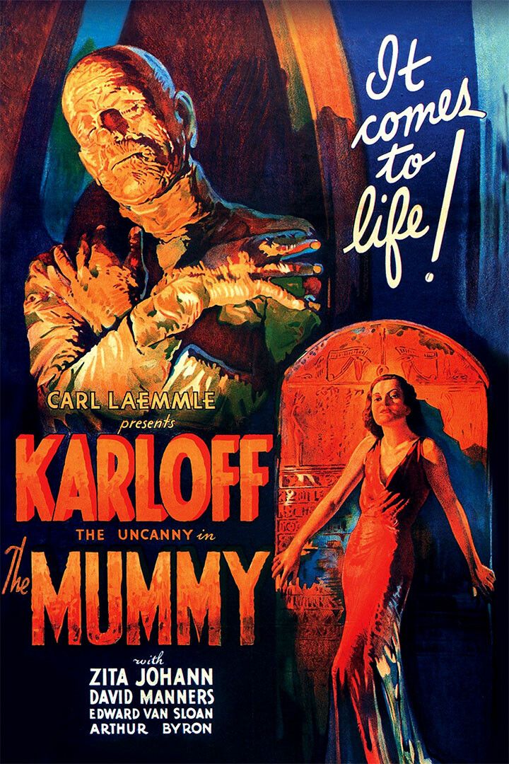 The Mummy 1932 Karloff 1932 Horror Movie Art Home Decor Jigsaw Puzzle