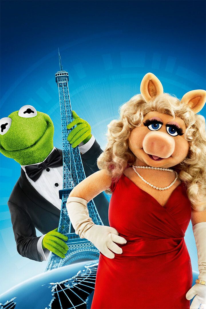 The Muppets Kermit Fozzie Piggy Movie Room Wall Decor Jigsaw Puzzle