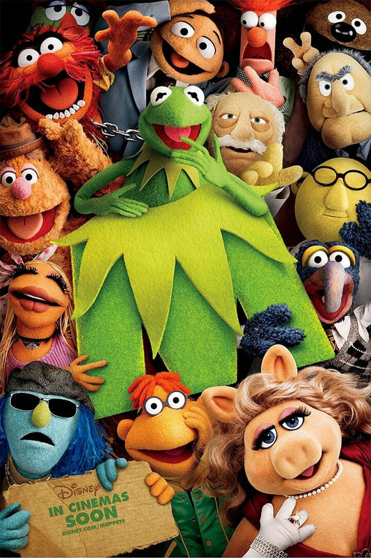 The Muppets Movie Fun Comedy Print Painting Jigsaw Puzzle