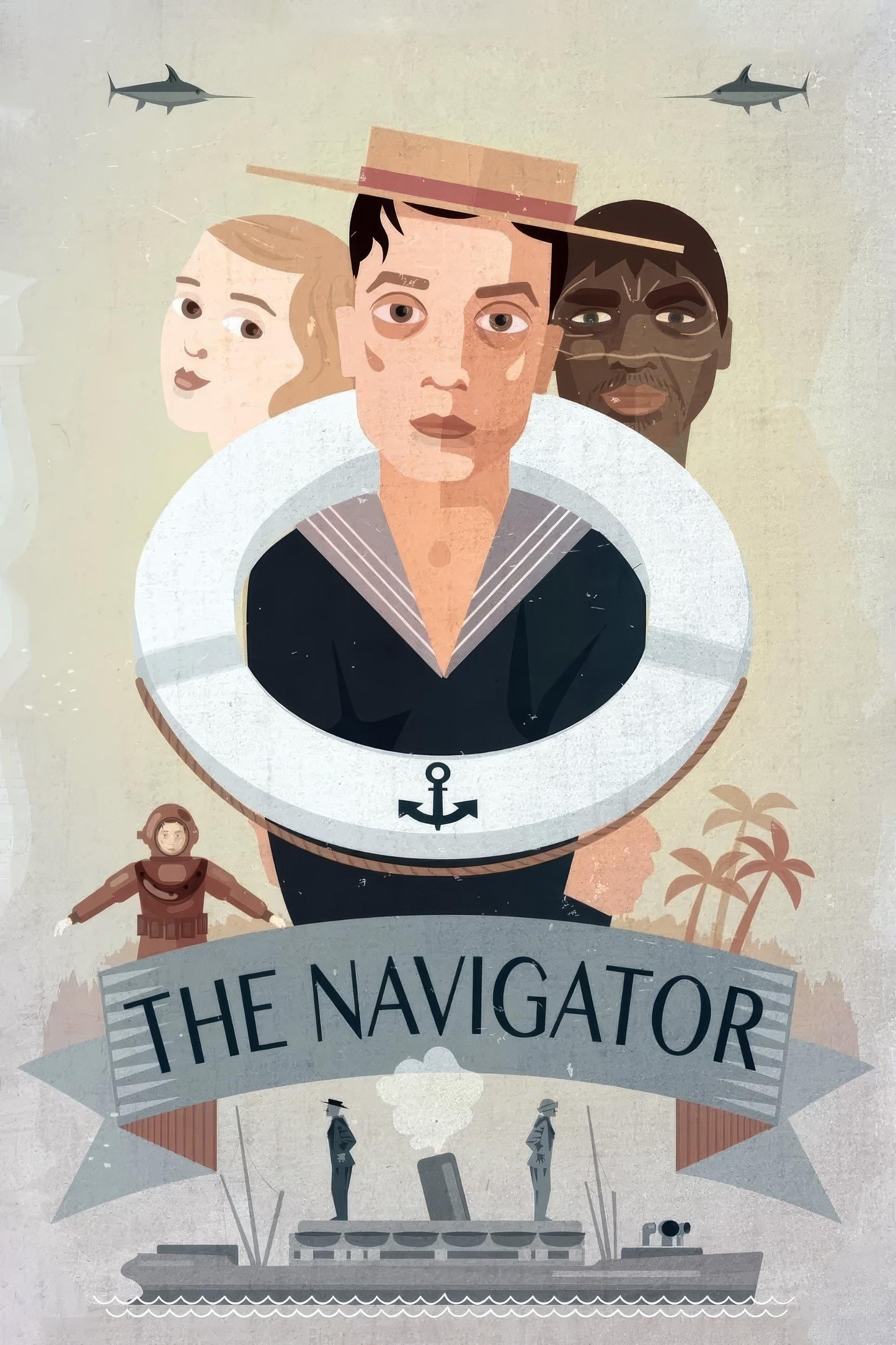 The Navigator (1924) Movie Magnet